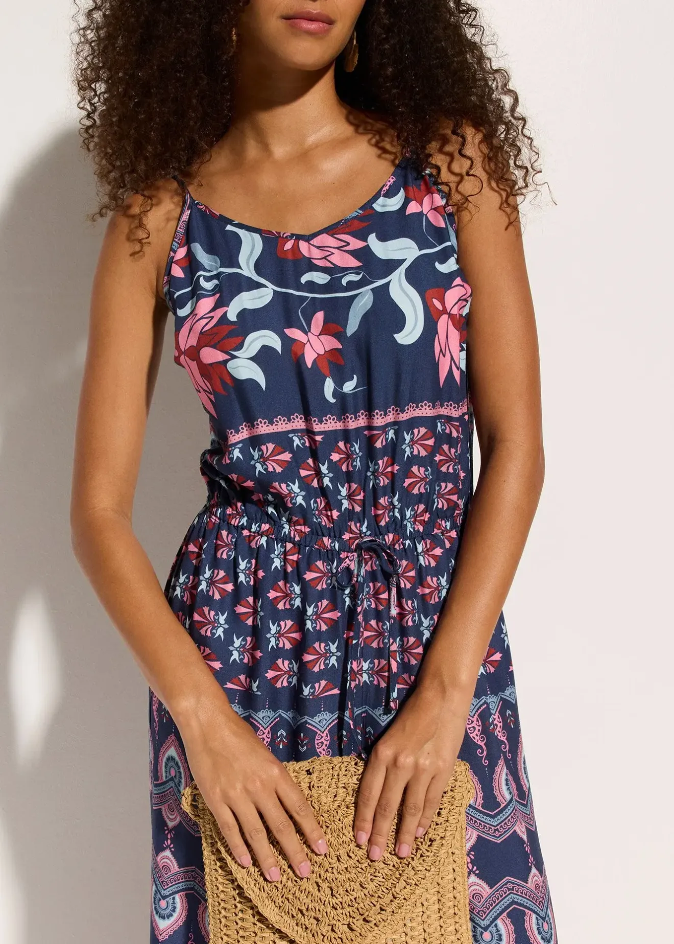 Femme bonprix Vêtements De Plage|Combinaisons|Combinaison de plage en viscose fluide