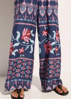 Femme bonprix Vêtements De Plage|Combinaisons|Combinaison de plage en viscose fluide