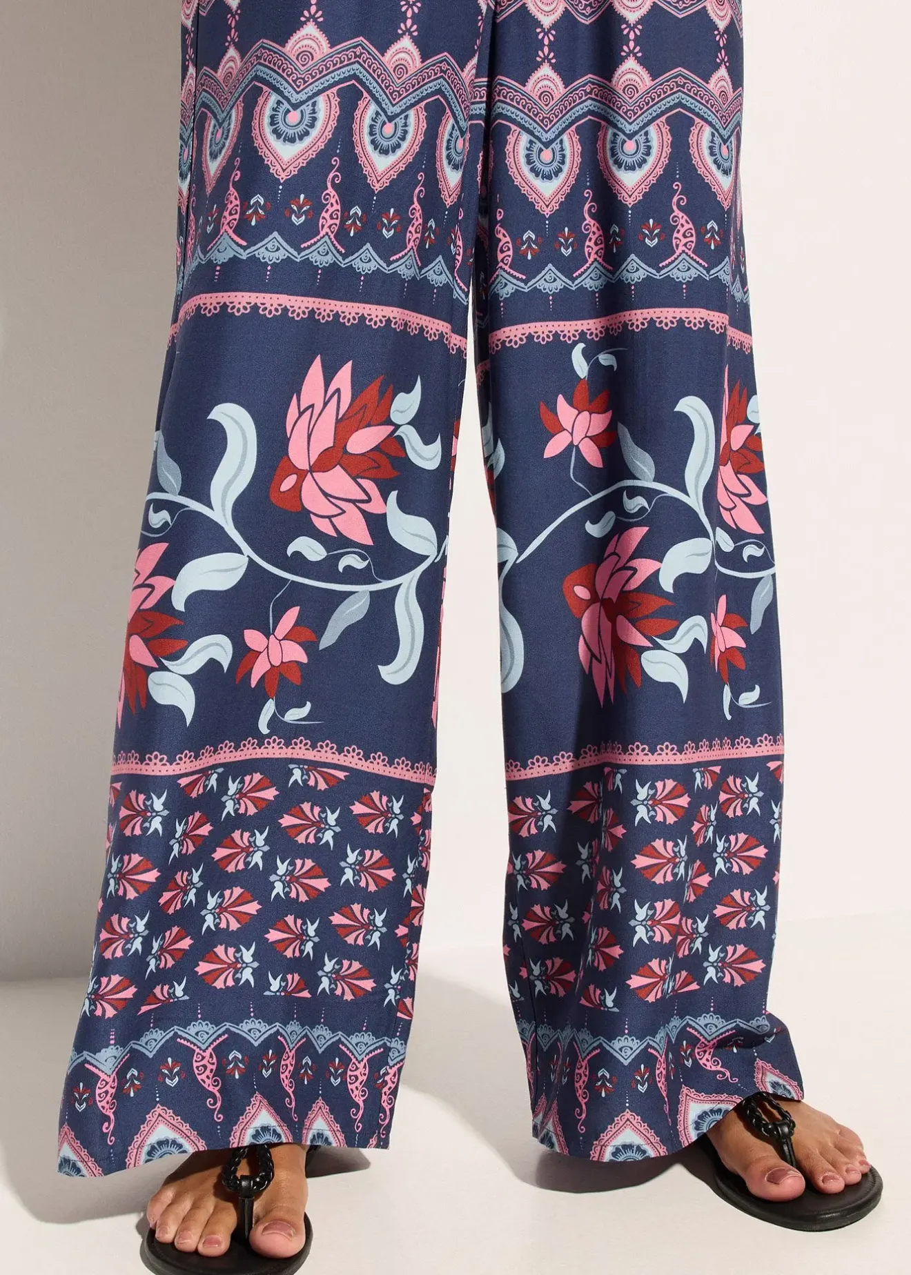 Femme bonprix Vêtements De Plage|Combinaisons|Combinaison de plage en viscose fluide