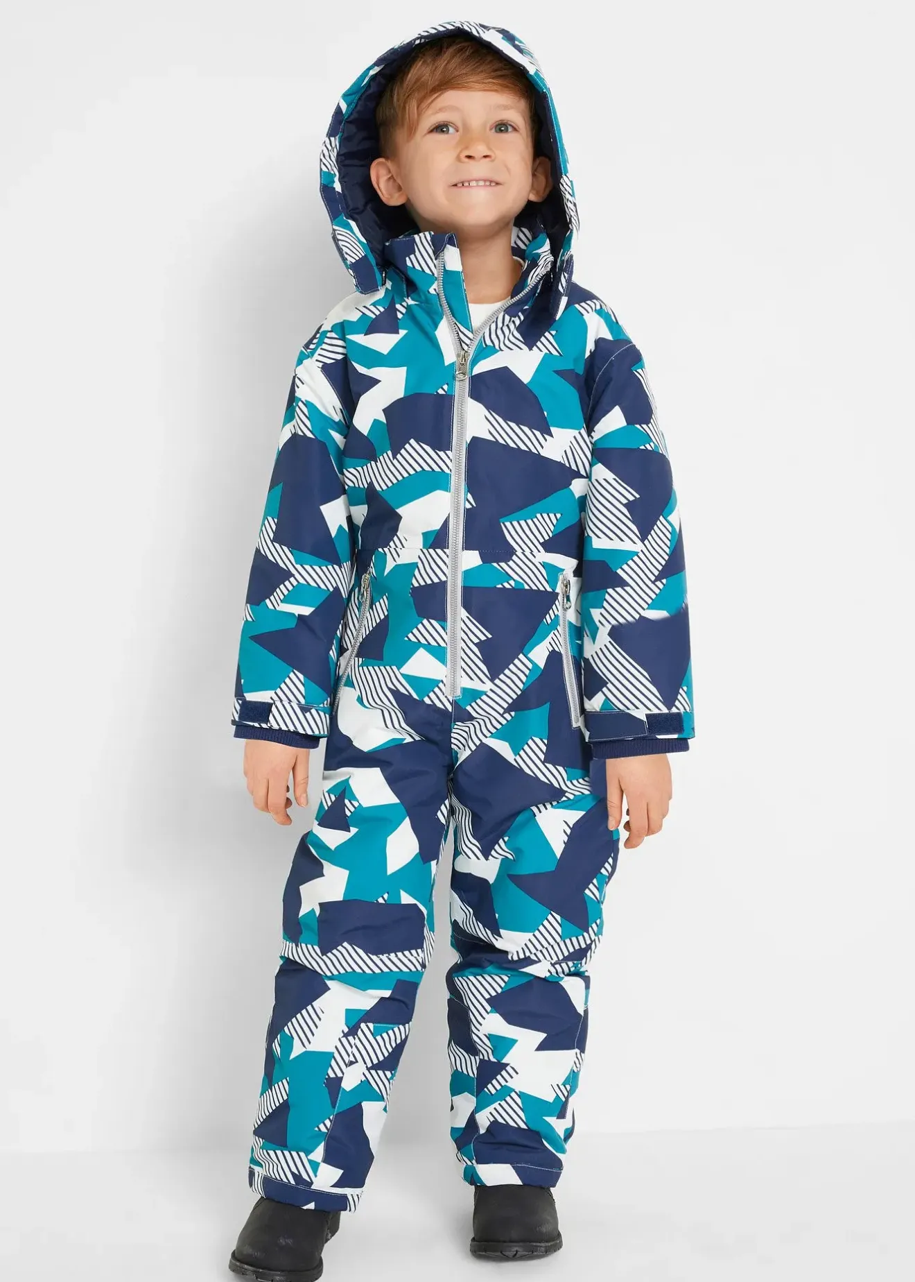 bonprix Combinaison de ski chaudement doublée à capuche amovible|Enfant Vêtements Enfant|Garçons 2-8 Ans·Vestes Outdoor