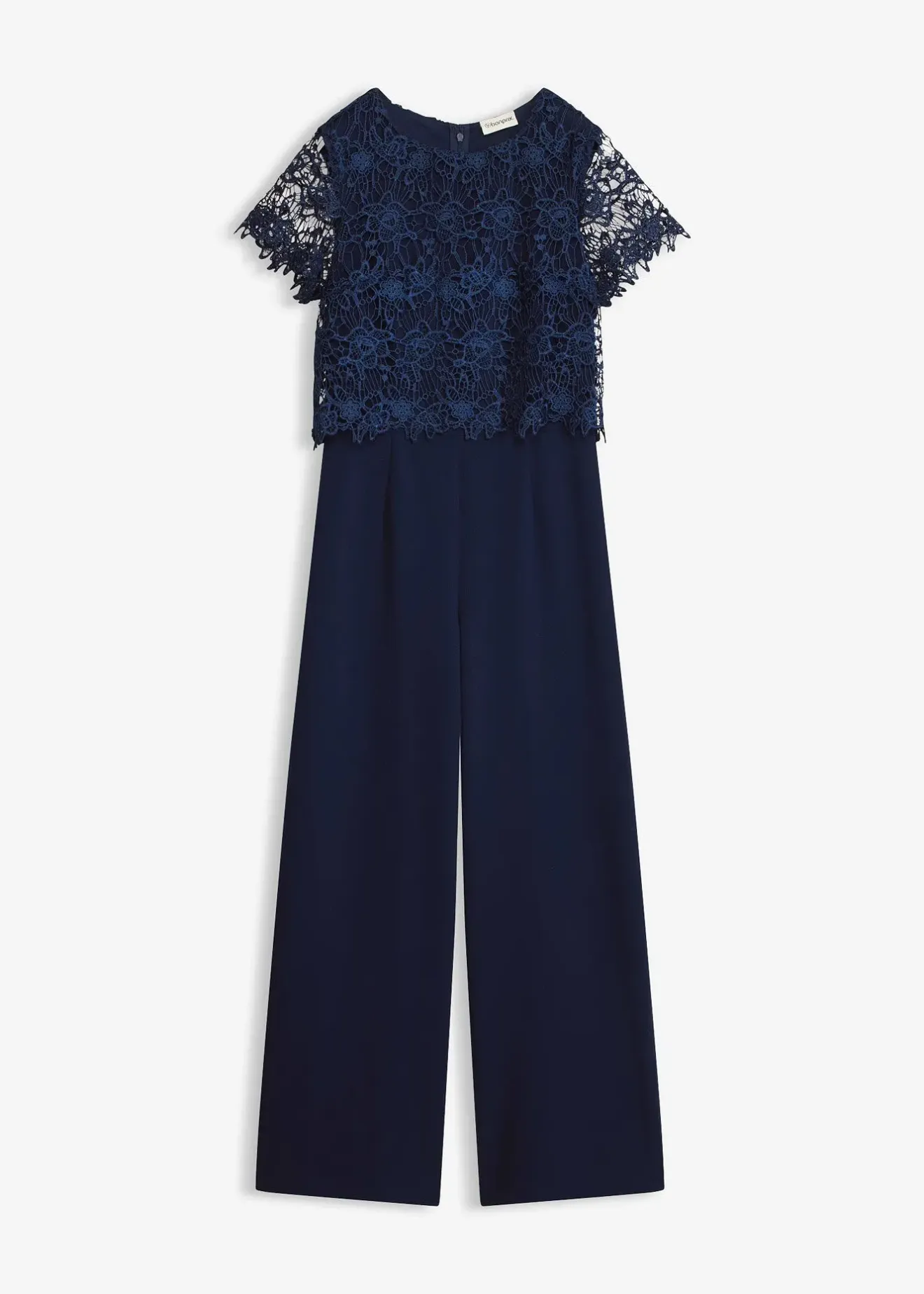 Femme bonprix Mode Festive|Combinaisons|Combinaison douce en matière néoprène avec dentelle