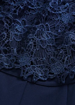 Femme bonprix Mode Festive|Combinaisons|Combinaison douce en matière néoprène avec dentelle