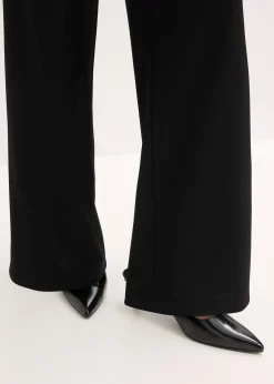 bonprix Combinaison en crêpe texturé avec perles brodées|Femme Mode Festive|Combinaisons