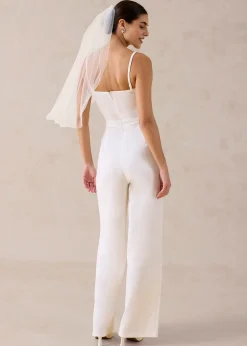 Femme bonprix Combinaisons|Combinaison en crêpe texturé avec perles brodées