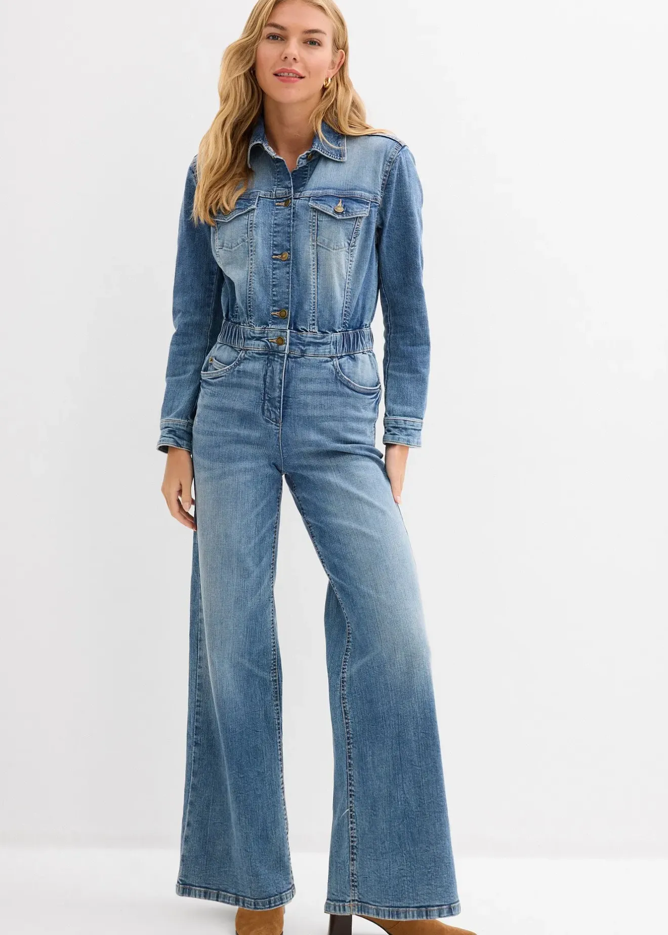 Femme bonprix Combinaisons|Combinaison en jean