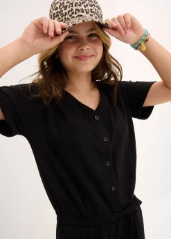 bonprix Combinaison en jersey coton|Enfant Filles 9-16 Ans·Robes & Combinaisons