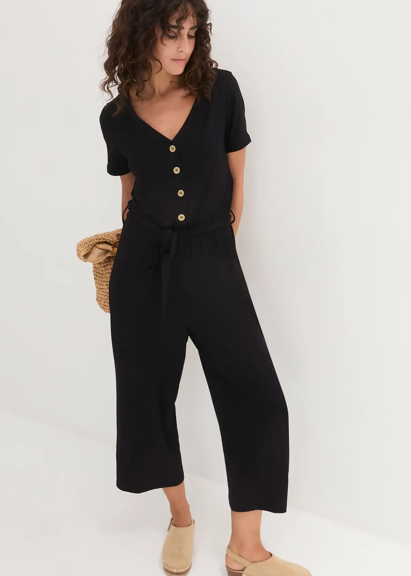 Femme bonprix Combinaisons|Combinaison en jersey de viscose mélangée