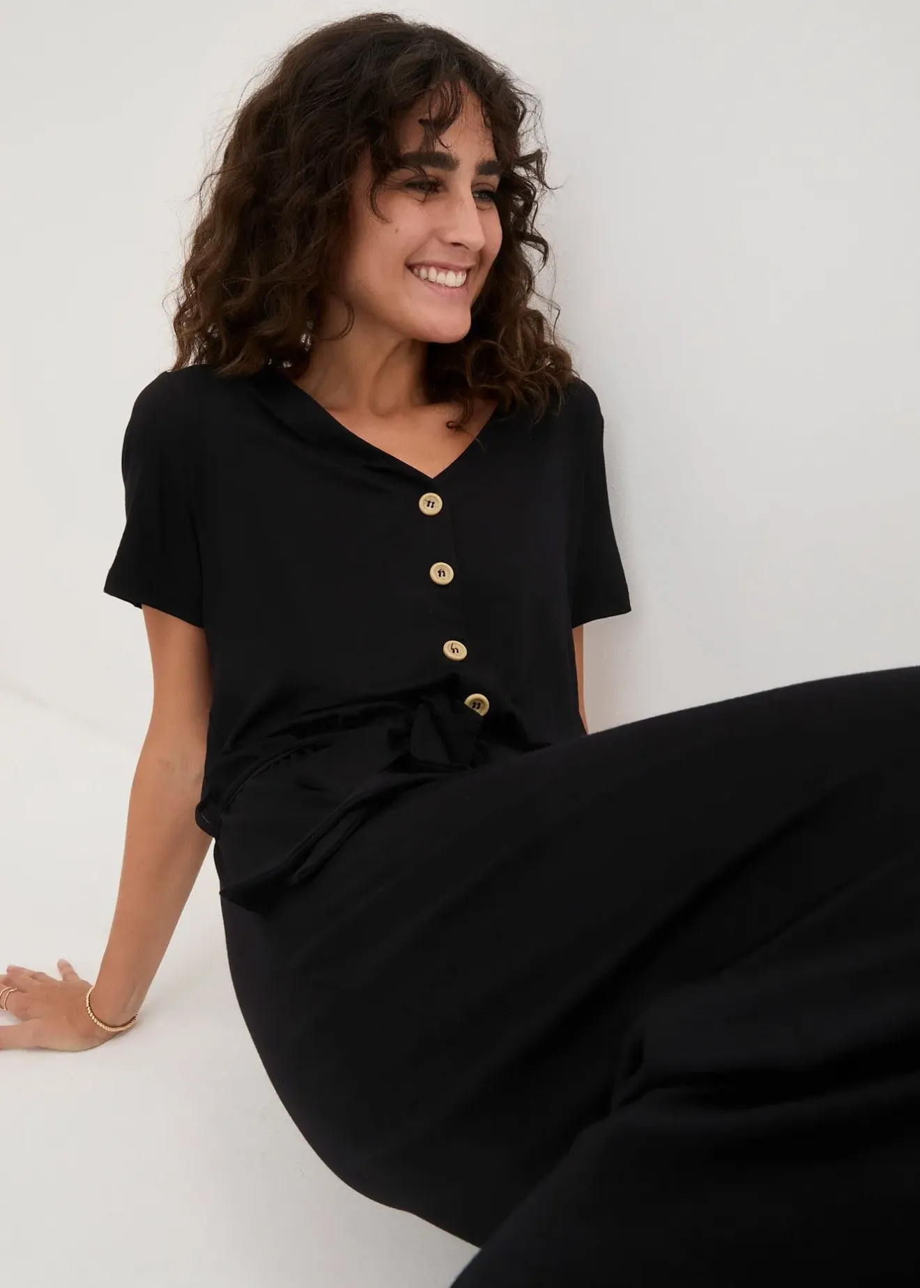 Femme bonprix Combinaisons|Combinaison en jersey de viscose mélangée