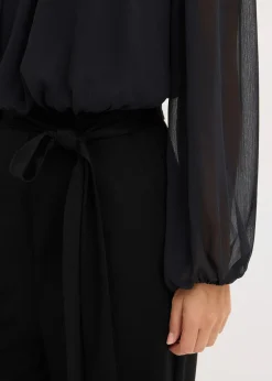 Femme bonprix Combinaisons|Combinaison en mousseline avec strass