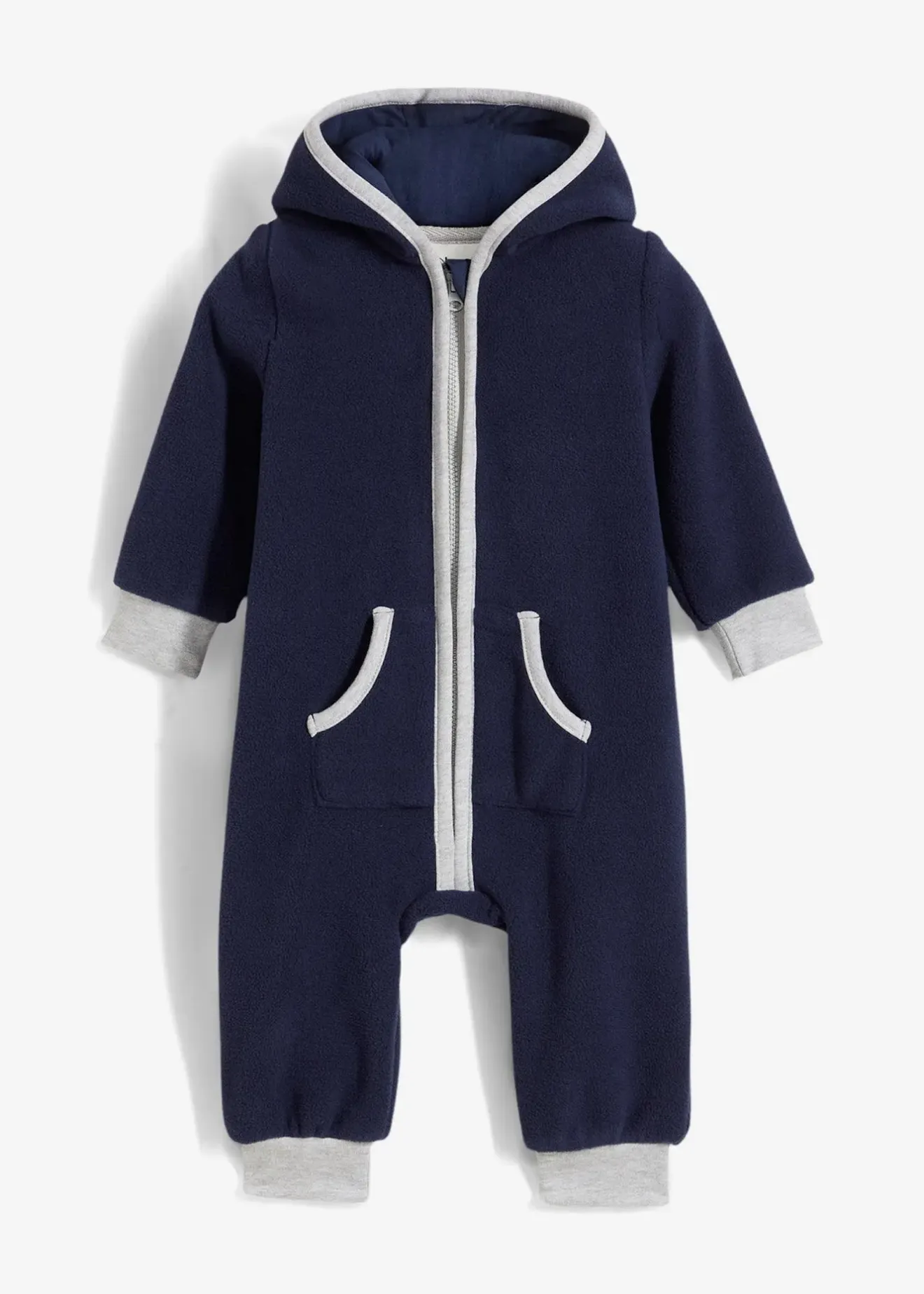 bonprix Combinaison en polaire avec capuche et application ourson|Enfant Vêtements Enfant|Vestes Outdoor