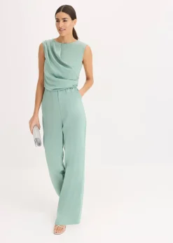 Femme bonprix Tailles Petite|Combinaison en satin brillant