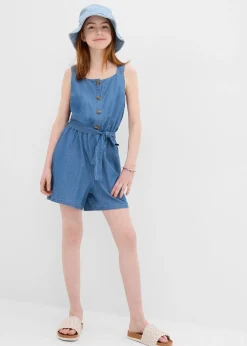 bonprix Combinaison fluide en jean 100% coton|Enfant Vêtements Enfant|Filles 9-16 Ans·Robes & Combinaisons