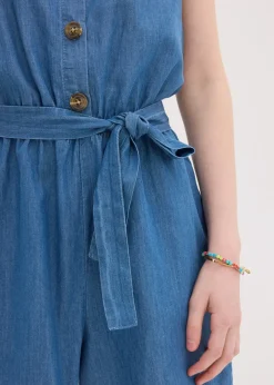 bonprix Combinaison fluide en jean 100% coton|Enfant Vêtements Enfant|Filles 9-16 Ans·Robes & Combinaisons