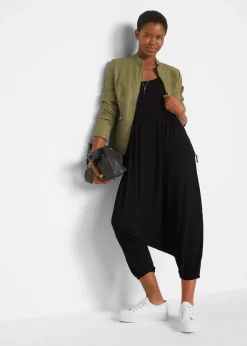 bonprix Combinaison fluide en jersey viscose extensible|Femme Combinaisons