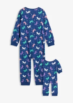 Enfant bonprix Vêtements Enfant|Filles·Pyjamas & Chemises De Nuit|Combipyjama 100% coton avec combinaison poupée (ens. 2 pces)