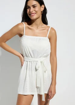 Femme bonprix Vêtements De Plage|Combinaisons|Combishort de plage en crochet