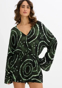 Femme bonprix Combinaisons|Combishort en viscose fluide