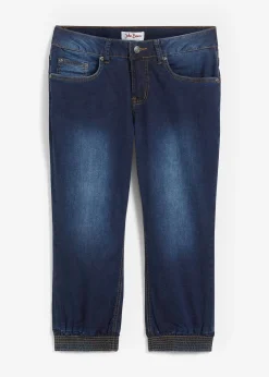 Femme bonprix Jeans|Corsaire en jean extensible