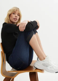 Femme bonprix Jeans|Corsaire en jean extensible