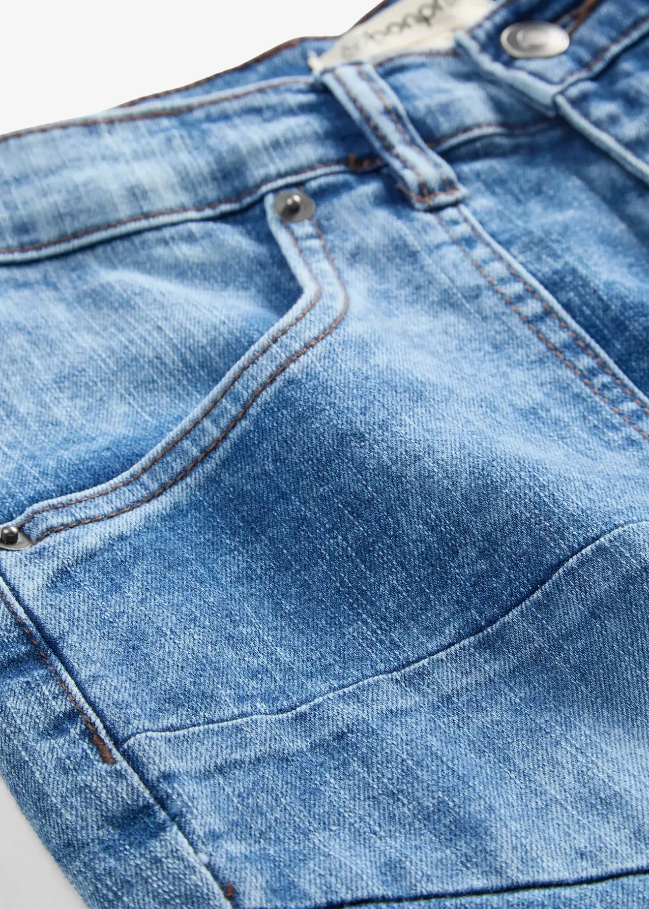 Femme bonprix Jeans|Corsaire en jean extensible