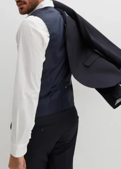 Homme bonprix Costumes|Costume 4 pièces avec gilet et cravate, slim