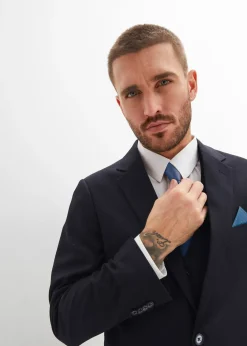 Homme bonprix Costumes|Costume 4 pièces avec gilet et cravate, slim