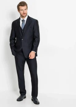 bonprix Costume 4 pièces avec gilet et cravate, regular|Homme Costumes