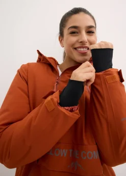 bonprix Coupe-vent à enfiler avec doublure polaire|Femme Vêtements Thermiques|Vêtements De Plein Air