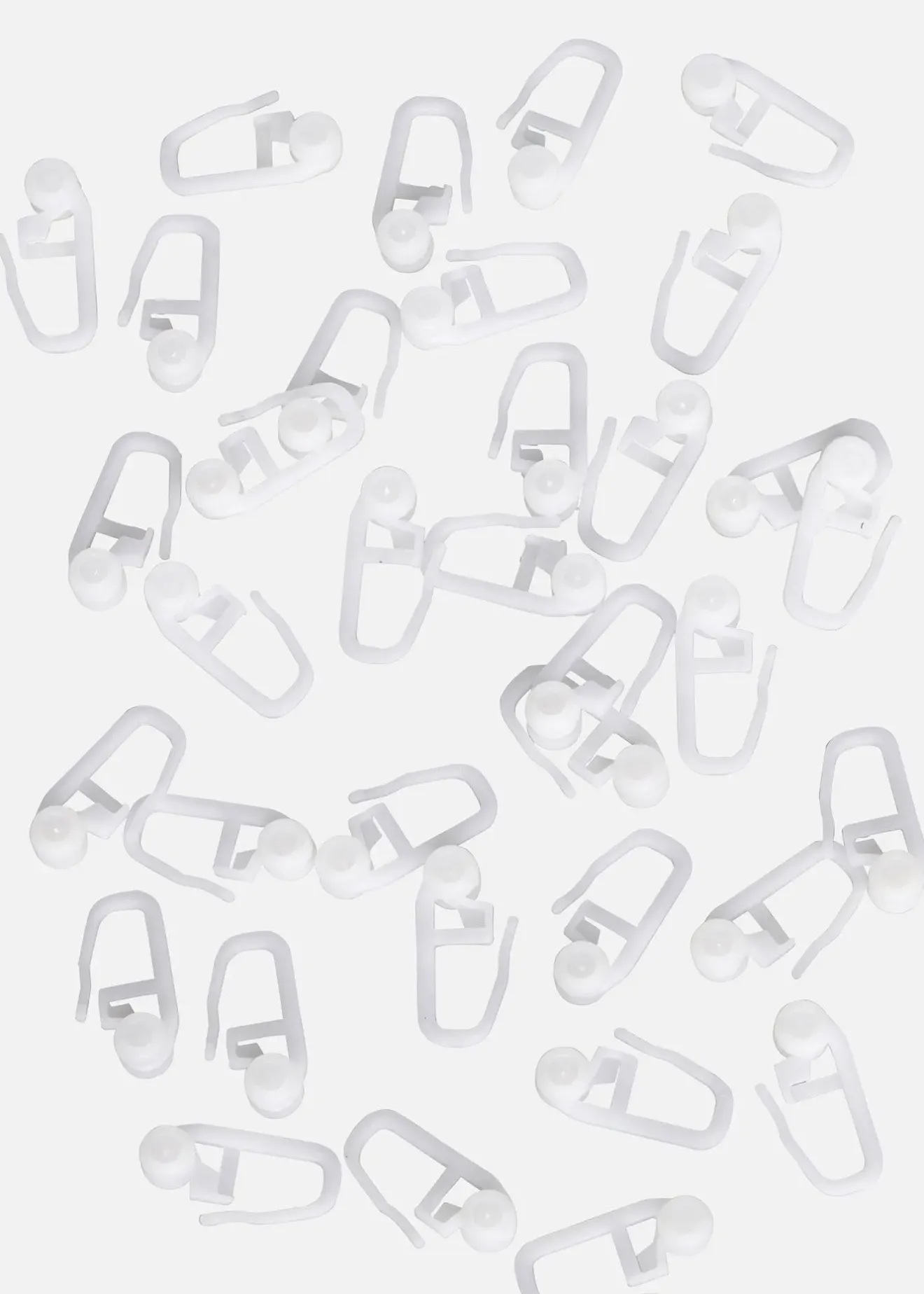 bonprix Salon·Tringles À Rideau|Tringles À Rideau|Crochets de rideaux (Ens. 50 pces.)