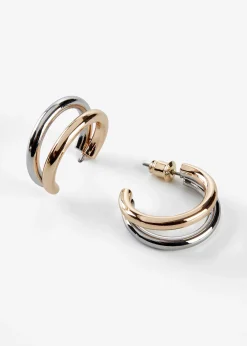 Femme bonprix Bijoux|Créoles en laiton