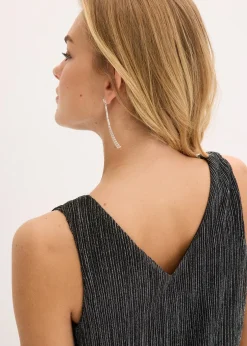 bonprix Crop top au décolleté plongeant|Femme T-Shirts & Tops