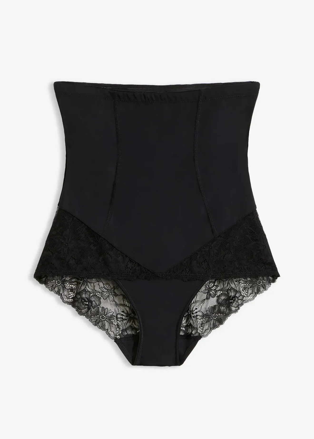 Femme bonprix Lingerie Sculptante|Bas|Culotte sculptante taille haute avec dentelle, maintien modéré
