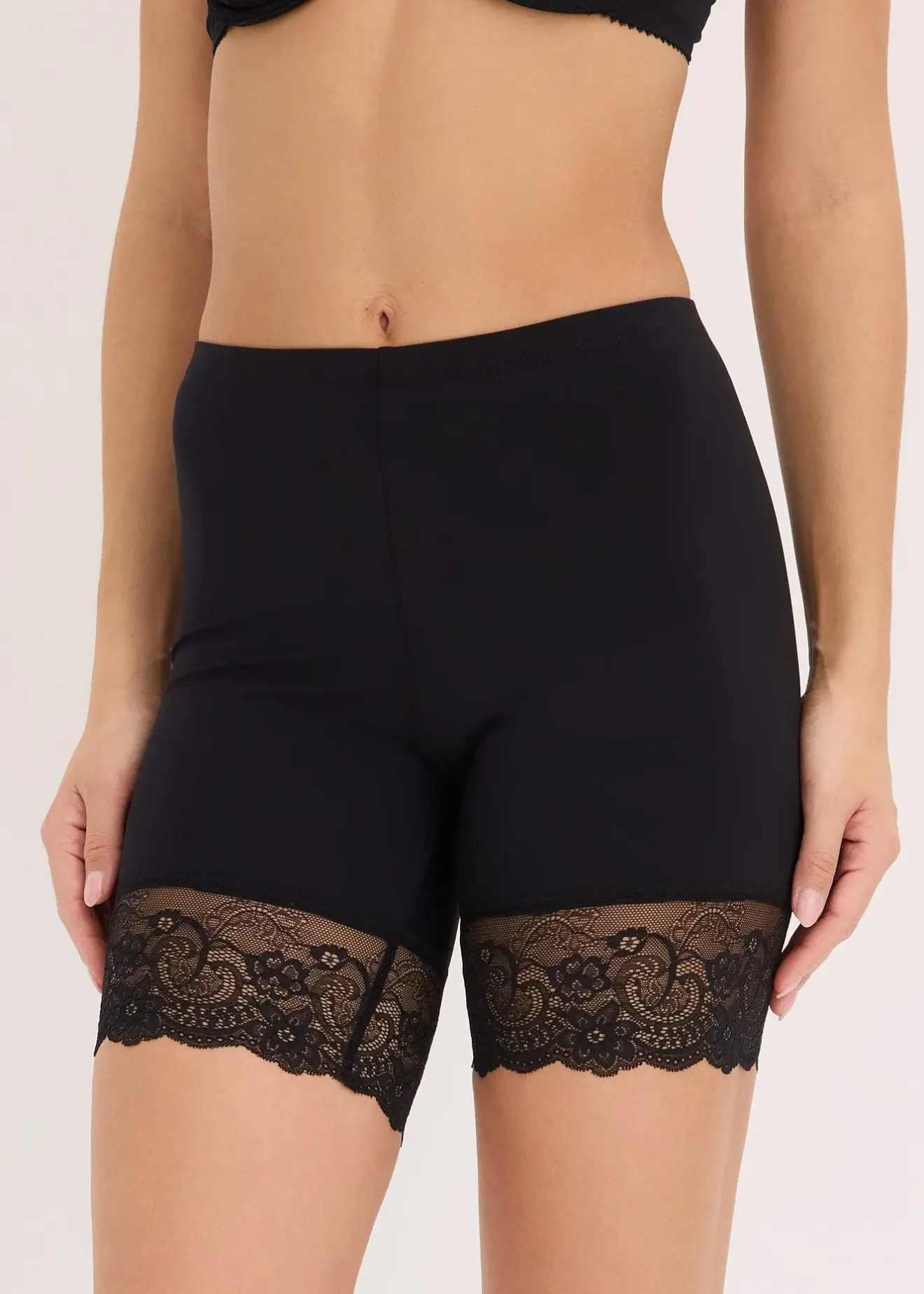 Femme bonprix Cyclistes & Bandes Anti-Frottement|Chaussettes & Collants|Cycliste anti-frottement en polyamide rafraîchissant avec jambe en dentelle