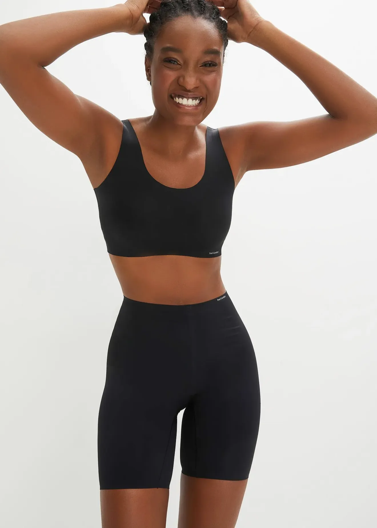 Femme bonprix Sans Couture|Lingerie Nuit|Cycliste Feel Comfort découpe laser