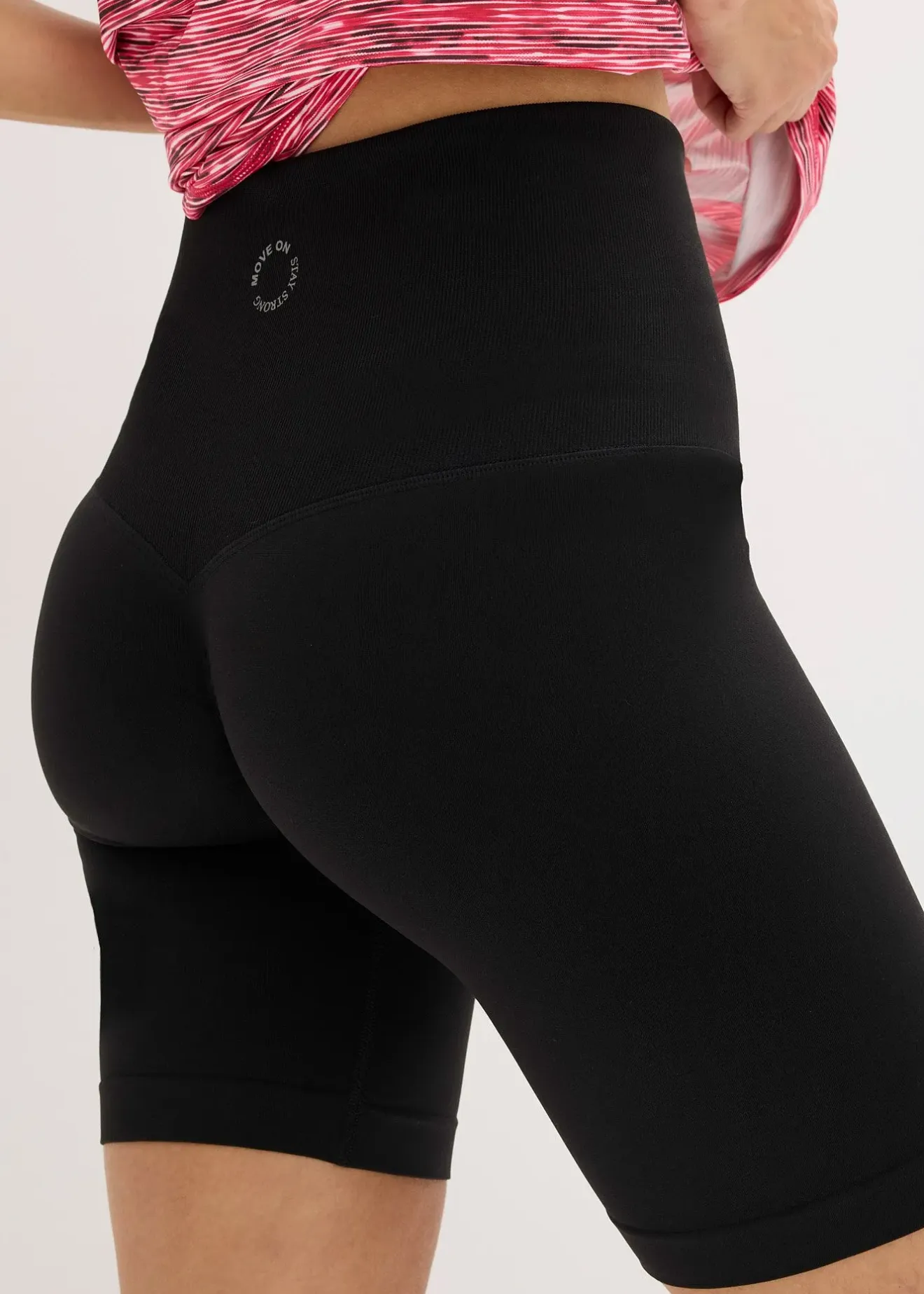 Femme bonprix Cyclistes & Bandes Anti-Frottement|Vêtements De Sport|Cycliste sans coutures avec effet scrunch