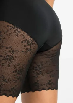 Femme bonprix Cyclistes & Bandes Anti-Frottement|Lingerie Sculptante|Cycliste sculptant avec empiècement dentelle, maintien modéré