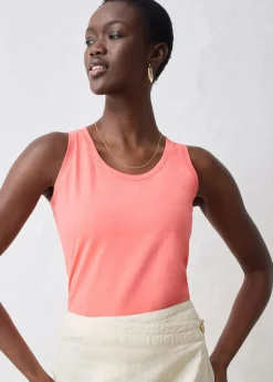 bonprix Débardeur avec soie|Femme Premium|T-Shirts & Tops