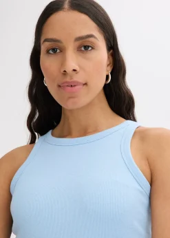 Femme bonprix Tricots De Peau|Basiques|Débardeur côtelé