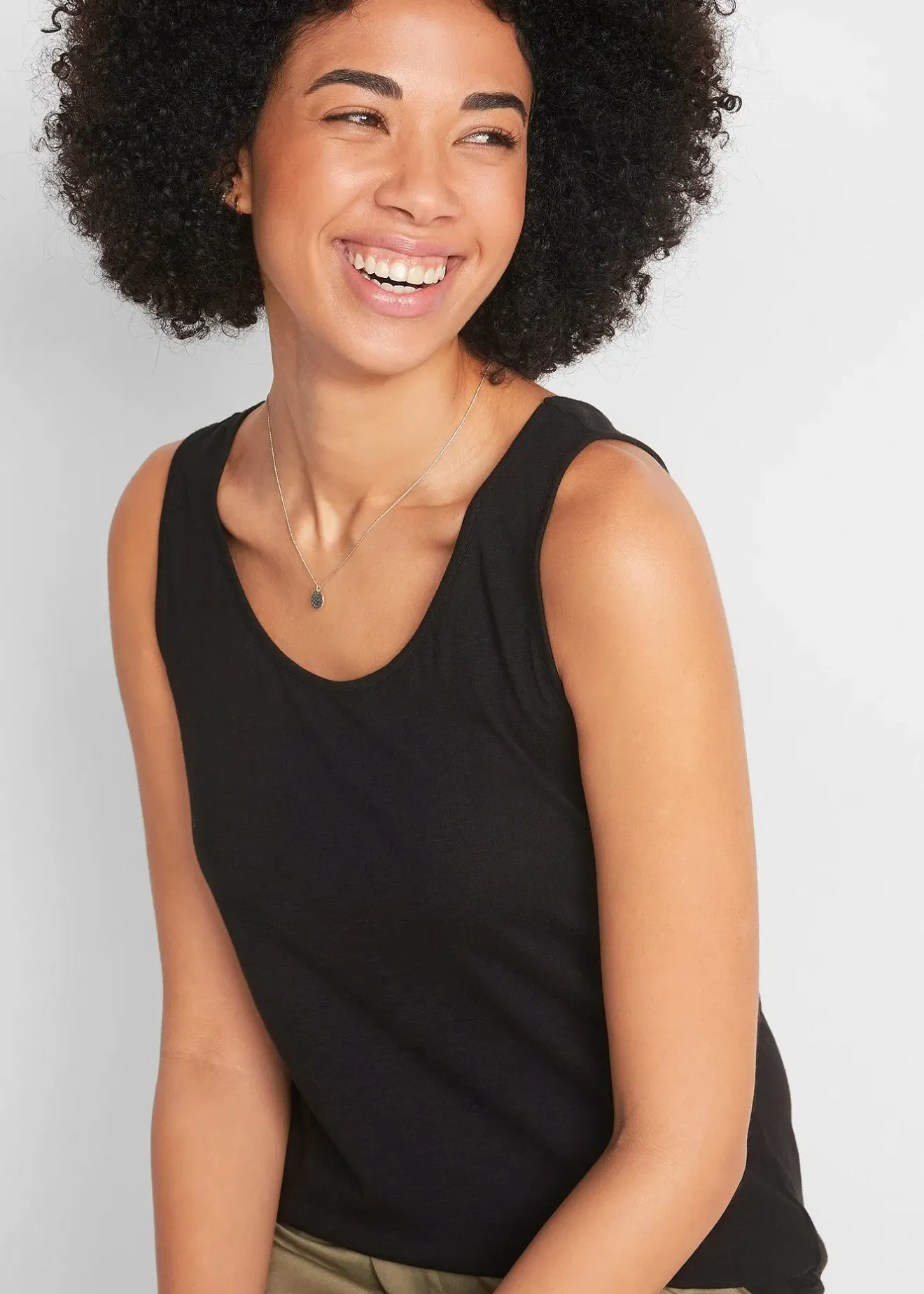 bonprix Débardeur en jersey 100% coton|Femme T-Shirts & Tops