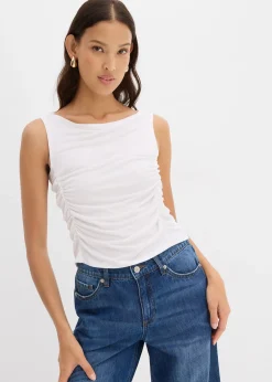 Femme bonprix T-Shirts & Tops|Débardeur en viscose extensible