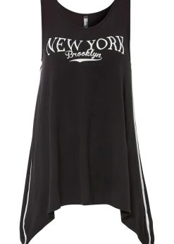 Femme bonprix T-Shirts & Tops|Débardeur long en viscose douce