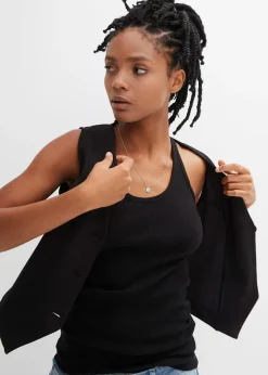 bonprix Débardeurs côtelés|Femme Tricots De Peau|Basiques