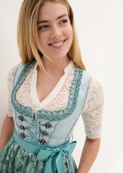 bonprix Dirndl avec tablier à sequins (ens. 2 pces)|Femme Robes