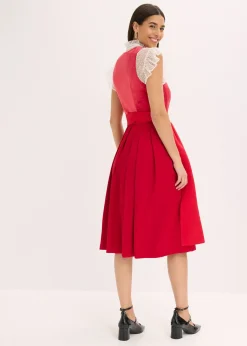 bonprix Dirndl avec velours, longueur midi (ens. 2 pces)|Femme Robes
