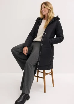 Femme bonprix Vestes & Manteaux|Doudoune avec capuche doublée sherpa