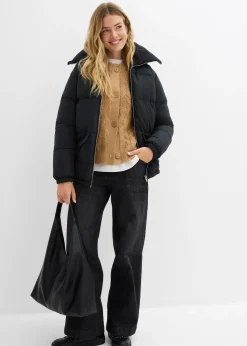 bonprix Doudoune avec col à doublure peluche|Femme Vestes & Manteaux