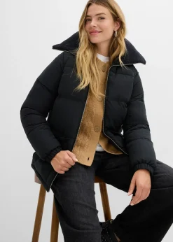 bonprix Doudoune avec col à doublure peluche|Femme Vestes & Manteaux