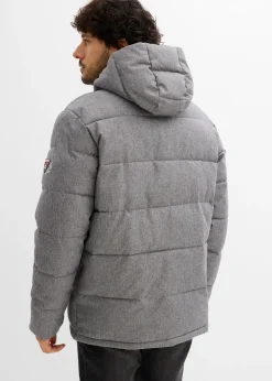 Homme bonprix Vestes|Doudoune chaude à capuche