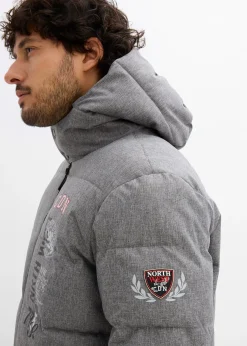 Homme bonprix Vestes|Doudoune chaude à capuche