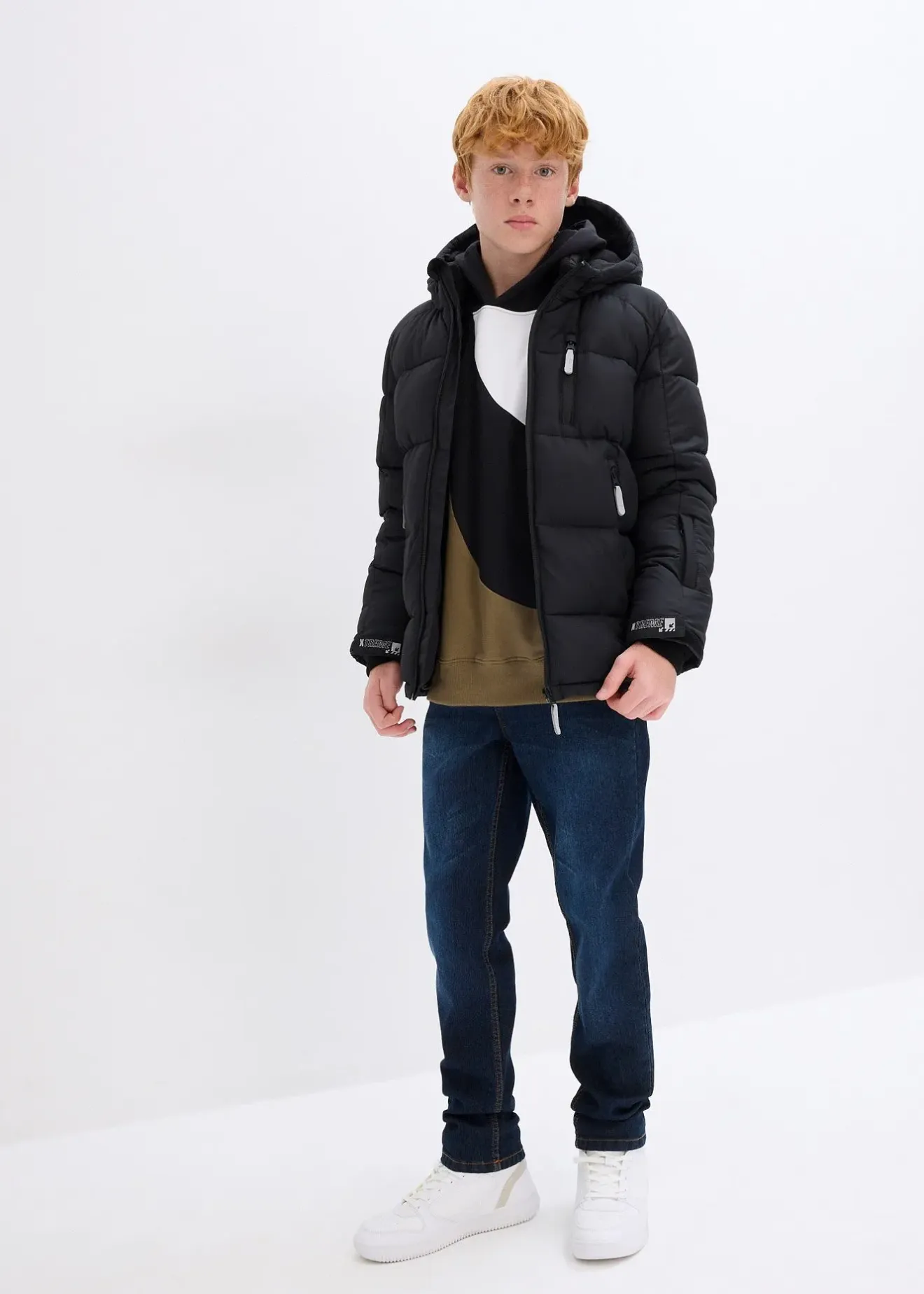 Enfant bonprix Vêtements Enfant|Garçons 9-16 Ans·Vestes Outdoor|Doudoune chaude à capuche